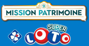 Logo officiel du Super Loto Mission Patrimoine de la FDJ